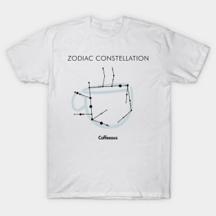 Zodiac constellation Coffeeous. Coffee illustration. T-Shirt